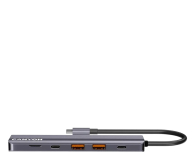 CANYON HUB DS-17 6 w 1 4k USB-C Szary - 1348471 - zdjęcie 3